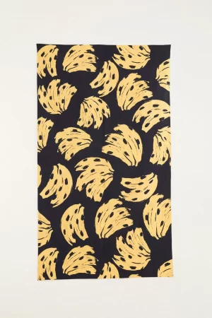 Toalha Tchibum Bossa Banana Preta x Off