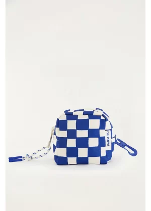 Necessaire Caçula Quadriculada